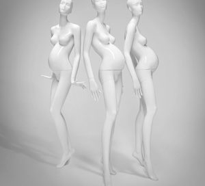 weibliche, schwangere Schaufensterpuppen von the Mannequin House
